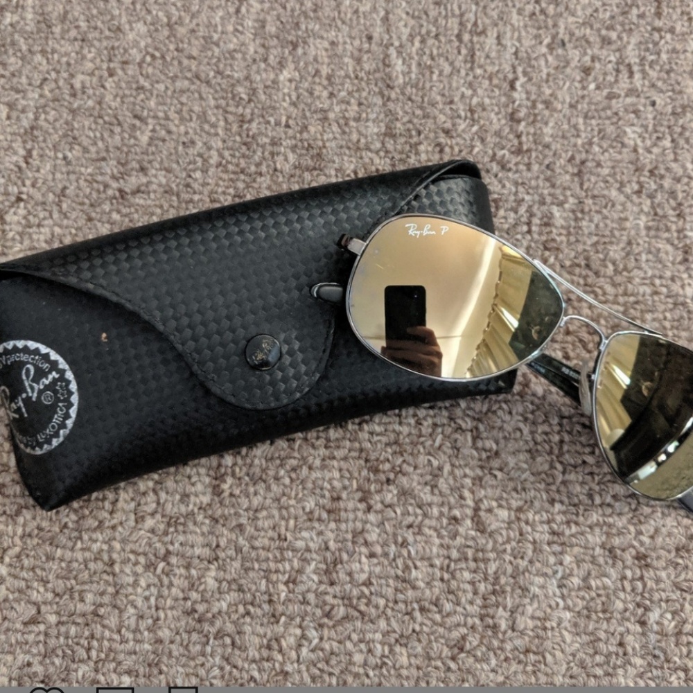 SOLD Ray-Ban aviator sunglasses